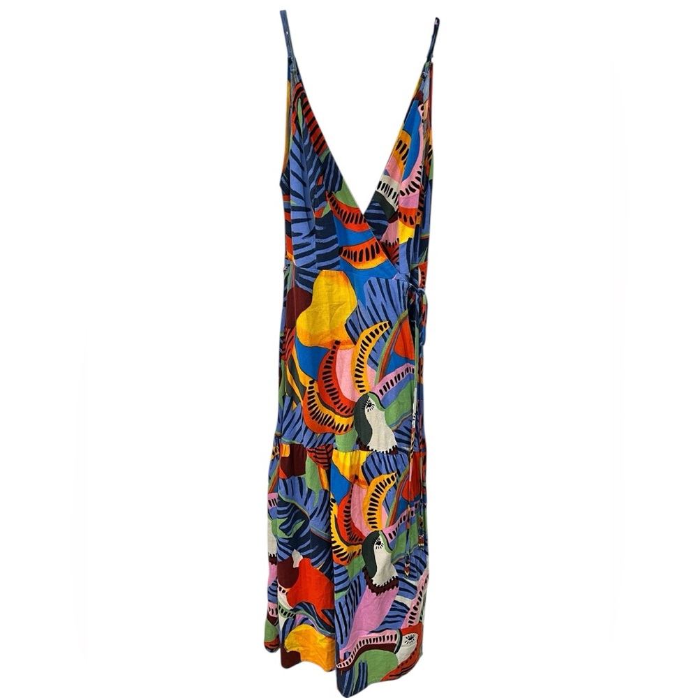 Farm Rio Colorful Wrap Dress - Picture 6 of 15